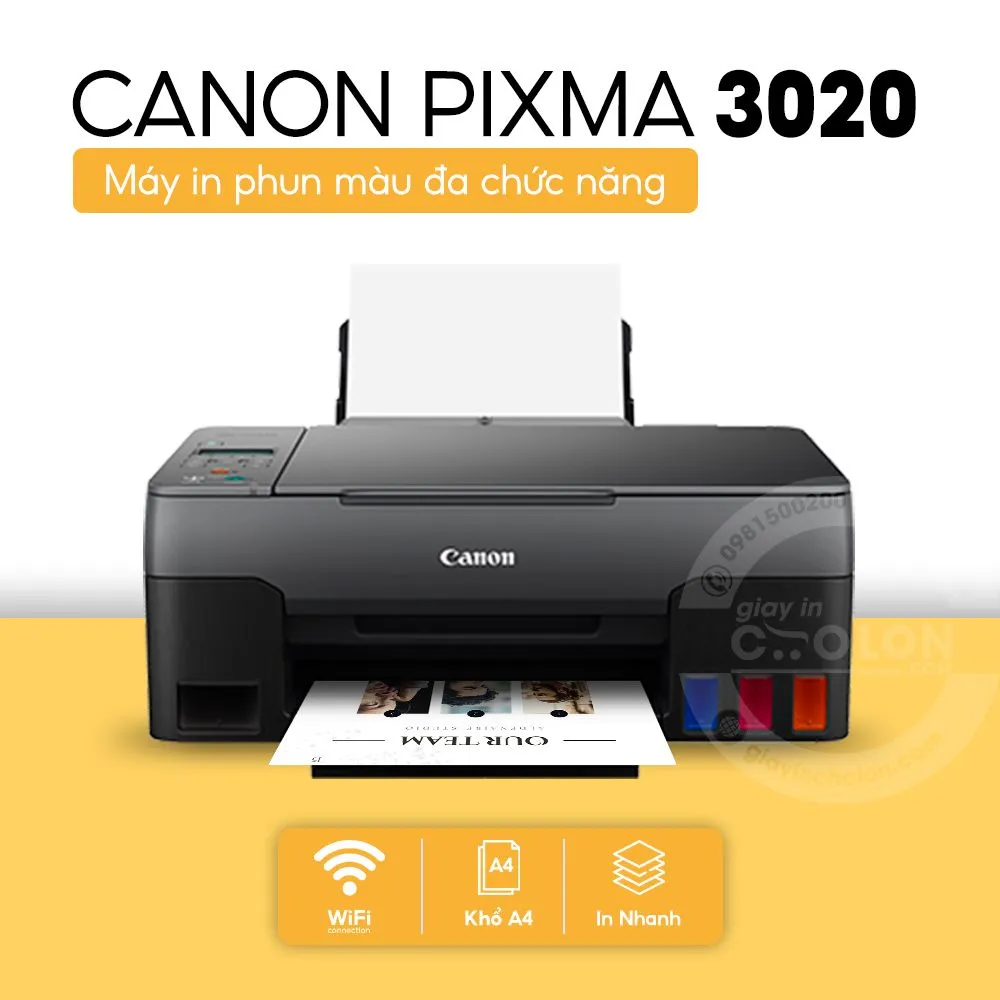 máy in hóa đơn canon kết nối đa dạng