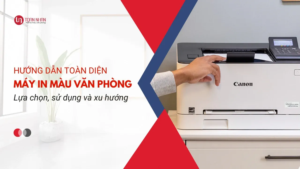 Văn phòng hiện đại với máy in